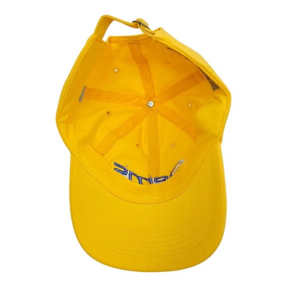 EMS USA Brushed Chino Twill Strapback Embroidered Logo Cap Trucker Baseball Hat - Picture 5 of 13